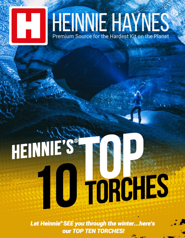 Let Heinnie Haynes see you through the winter, with our guide to the top ten most popular torches in the UK for 2020. This guide highlights our best selling pocket lights and best selling flashlights.